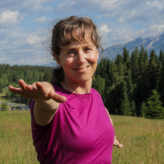 Cindy Kelly, The Yoga Lounge, Canmore, Alberta